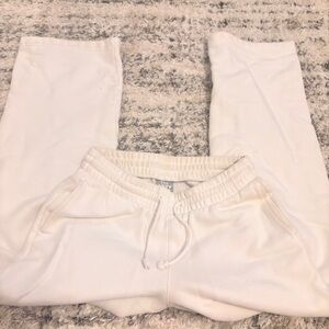 aritzia wide leg low waist sweats